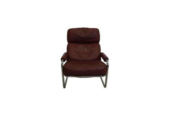 Gelderland design fauteuil – cognac/roodbruin leren lounge s, Huis en Inrichting, Fauteuils, Ophalen of Verzenden, Nieuw