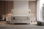 Opberg Boxspring Leonardo - diverse maten, Huis en Inrichting, Verzenden, Nieuw, Tweepersoons
