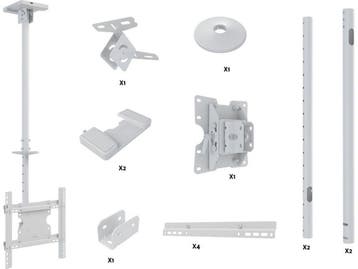 Multibrackets 2494 - Plafondbeugel - VESA 400x400 - Wit, Verzenden, Nieuw