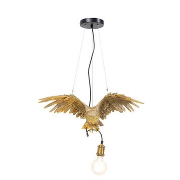 *WOONWINKEL* Kare Design Owl Gouden Uil Hanglamp, Verzenden, Nieuw
