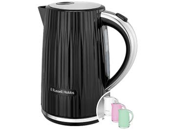Russell Hobbs -  Eden 1.7 L Waterkoker  - Zwart, Witgoed en Apparatuur, Waterkokers, 1 tot 2 liter, Verzenden, Nieuw