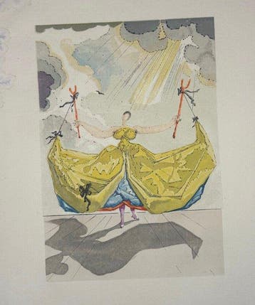 Salvador Dali (1904-1989) - Le Tricorne (El sombrero de tres