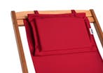 Ligstoel Rood Acaciahout 94x60x94cm (Stoelen), Verzenden, Nieuw