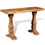 Consoletafel massief gerecycled hout | retourdeal 57% kor..., Antiek, Minder dan 50 cm, 100 tot 150 cm, Nieuw
