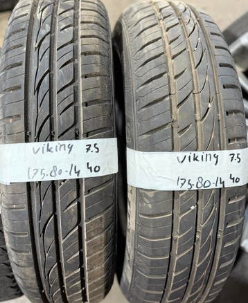 2x175-80-14 Viking Zomer 2x7.5m €40 Per Band 175 80 14, Auto-onderdelen, Banden en Velgen, Ophalen, 14 inch, Gebruikt, 175 mm