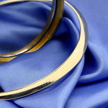 Gouden omega schakelcollier (Ketting), Ophalen of Verzenden, Gebruikt, Goud, Goud