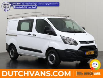 Ford Transit Custom 2.0 Bestelbus 2018 L1 H1 Diesel, Auto's, Euro 6, Wit, Nieuw, Dealer onderhouden