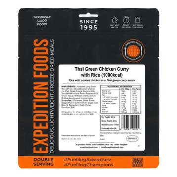 Thaise Groene Kipkerrie met Rijst - Expedition Foods
