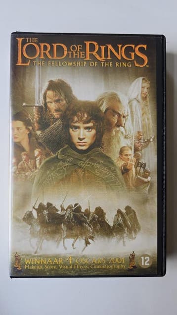 THE LORD OF THE RINGS: THE FELLOWSHIP OF THE RING (VHS), Verzenden, Gebruikt