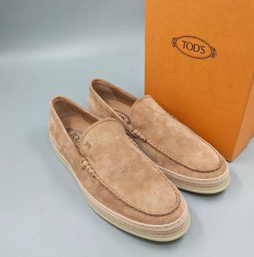 Tods-UK10-Suède-Espadrilles - Loafers - Maat: EU 44, Nieuw