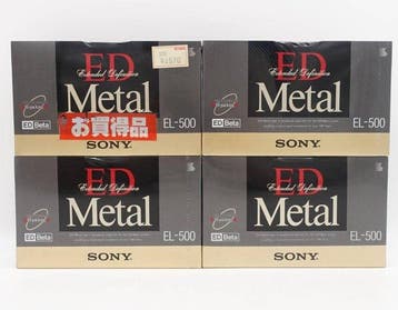 Sony ED Beta EL-500 Extended Definition Metal Videotapes -