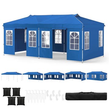 2dekans | Coast partytent opvouwbaar - 3 x 6 meter - hoogte, Ophalen of Verzenden, Zo goed als nieuw