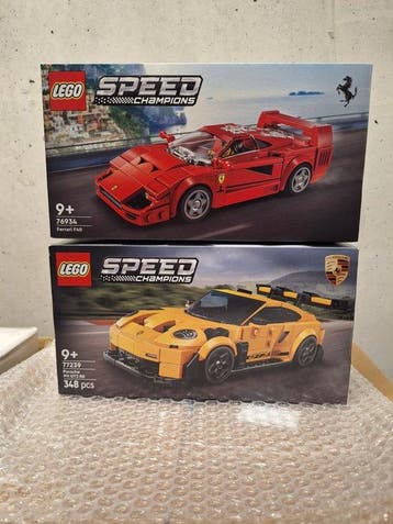 Lego Set - Speed Champions - Ferrari F40 / Porsche 911 GT3, Nieuw