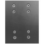 Stalen V tafelpoot 120 x 60 x 73 cm (5 x 15 cm) - Zwart, Ophalen of Verzenden, Nieuw