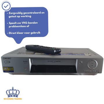 Sony SLV-SE710D | VHS Videorecorder | VHS Speler | Video, Verzenden, Gebruikt, VHS-speler of -recorder
