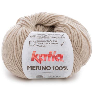Katia Concept Merino 100% - 501 beige - Wol Garen, Ophalen of Verzenden, Nieuw