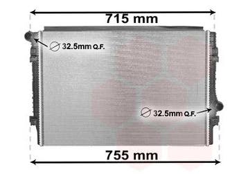 A3 Radiator 1.8 TFSi / 2.0i (Audi, Radiatoren), Ophalen of Verzenden, Nieuw, Audi
