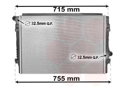 A3 Radiator 1.8 TFSi / 2.0i (Audi, Radiatoren), Auto-onderdelen, Carrosserie en Plaatwerk, Nieuw, 3 maanden garantie, Audi, Ophalen of Verzenden