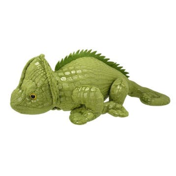 Wild Planet kameleon knuffel - groen - 40 cm - pluche, Verzenden, Nieuw