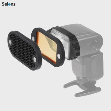 Selens Magnetische Flitser Grid Kit met Kleurenfilters en Di, Verzenden, Nieuw