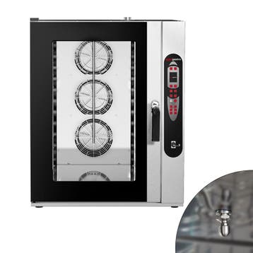 GGM Gastro | Elektrisch-Combisteamer - Digitaal - 2,4-inch |, Verzenden, Nieuw, Inbouw