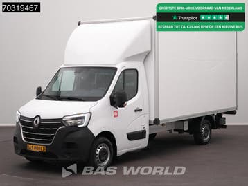 Renault Master 145PK Laadklep Bakwagen LED Airco Cruise Came, Stof, Gebruikt, Euro 6, Renault