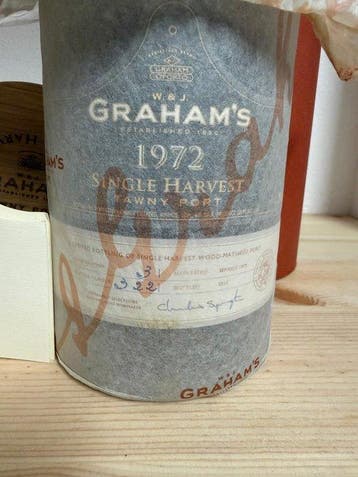 1972 Graham’s, Single Harvest - Colheita Port, Tawny - Douro, Nieuw