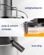 2dekans | Safecourt Kitchen Sapcentrifuge - Juicer voor, Ophalen of Verzenden, Gebruikt