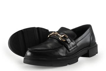 Manfield Loafers in maat 41 Zwart, Verzenden, Zwart, Overige typen, Zo goed als nieuw