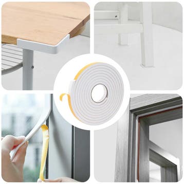 vidaXL Zelfklevende schuimtape 10 st Wit 20mm x 5m CR Schuim, Verzenden, Nieuw