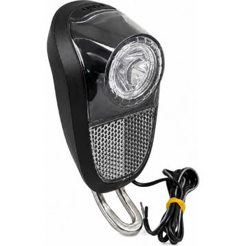 Union LED koplamp voor naafdynamo - zwart - RVS haak - 1x..., Ophalen of Verzenden, Nieuw