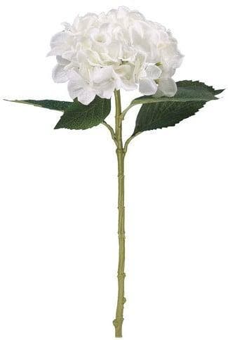 Hortensia Hydrangea Ivoorwit Zijdenbloem 51 cm, Ophalen of Verzenden, Nieuw
