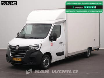 Renault Master 145PK Lowliner Bakwagen LED Navi Airco Cruise, Stof, Gebruikt, Euro 6, Renault