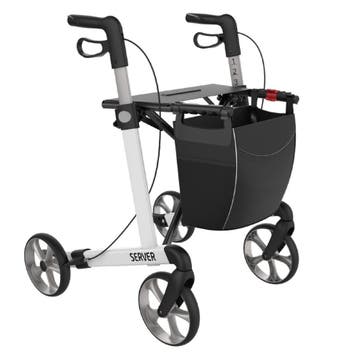 Rehasense Server lichtgewicht rollator STANDARD - Wit, Ophalen of Verzenden, Nieuw