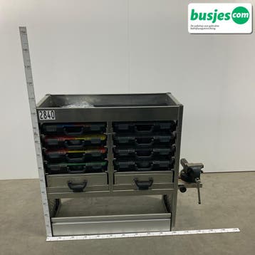 Aluca bedrijfswageninrichting 1010x420x1050mm (2840), Ophalen of Verzenden