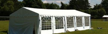Classic Plus Partytent PVC 6x10x2 mtr in Wit (6x10 meter), Tuin en Terras, Verzenden, Nieuw, 2 meter of meer, Partytent