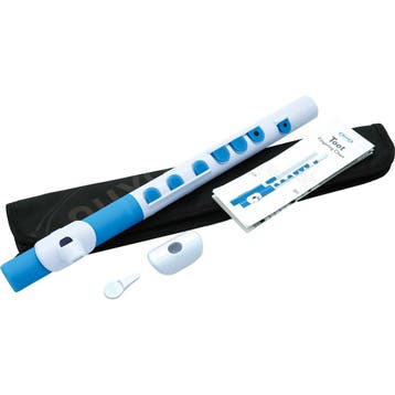 NUVO TooT 2.0 wit-blauw kinder dwarsfluit blokfluit, Ophalen of Verzenden, Nieuw