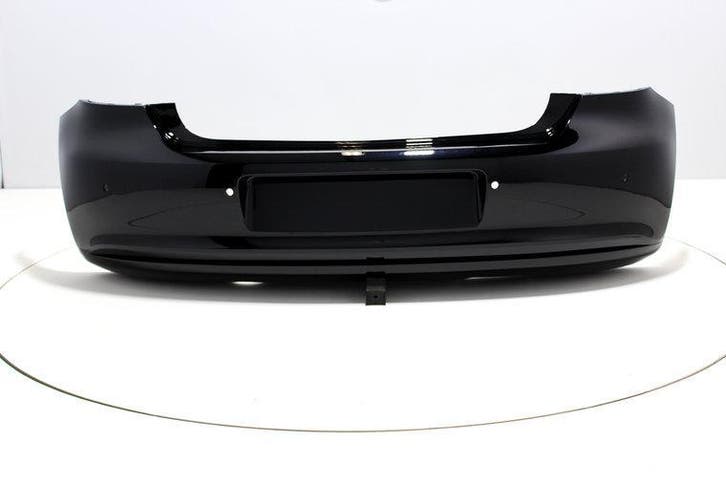 Achterbumper +PDC Volkswagen Polo 6R DEEPBLACK (LC9X), Auto-onderdelen, Carrosserie en Plaatwerk, Nieuw, Volkswagen, Achter, Bumper