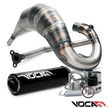 Uitlaat Voca Rookie Cross Rieju MRT 50 zwarte demper, Verzenden, Nieuw, Voca Racing