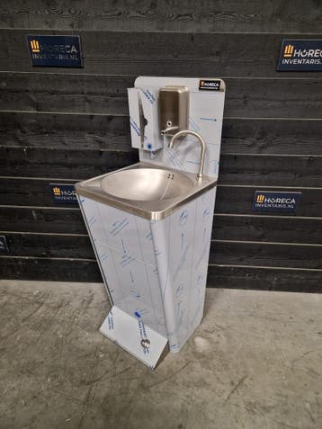 Handwasbak | spoelbak | voetbediening | staand model | RVS |, Nieuw in verpakking, Wassen en Drogen