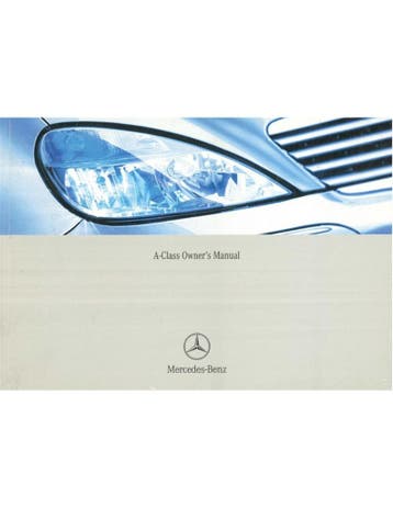 2002 MERCEDES BENZ A KLASSE INSTRUCTIEBOEKJE ENGELS, Auto diversen, Handleidingen en Instructieboekjes