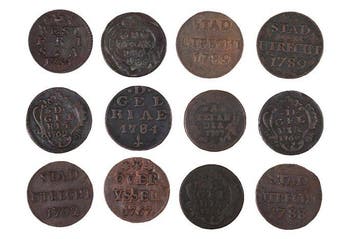 Nederland. Lot of 12 Copper Duits – Utrecht, Gelderland,