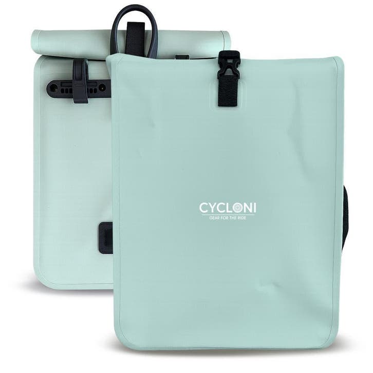 Cycloni Core E-bike Fietstas 28L Waterdicht Mintgroen Enkel, Fietsen en Brommers, Fietsaccessoires | Fietstassen, Nieuw, Ophalen of Verzenden