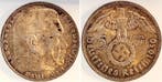 Duitsland 5 Reichsmark Hindenburg 1939 E vz/st huebsche P..., Verzenden