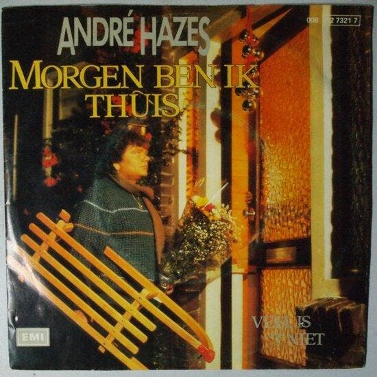 André Hazes - Morgen ben ik thuis - Single, Cd's en Dvd's, Vinyl Singles, Verzenden