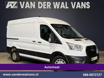 Ford Transit L2 H2 | Lease vanaf 370,- p/mnd, Auto's, Automaat, Gebruikt, Euro 6, Wit