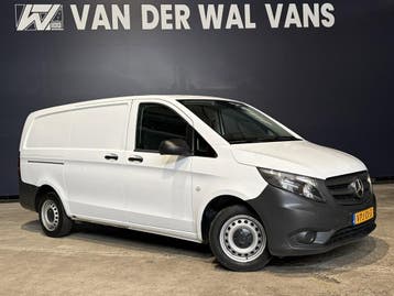 Zakelijke Lease |  Mercedes-Benz Vito 110 CDI L2H1 Euro6 Air, Stof, Gebruikt, Wit, Mercedes-Benz