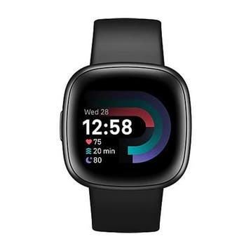 Fitbit Versa 4 - Sporthorloge Zo goed als nieuw, Morgen, Ophalen of Verzenden, Nieuw