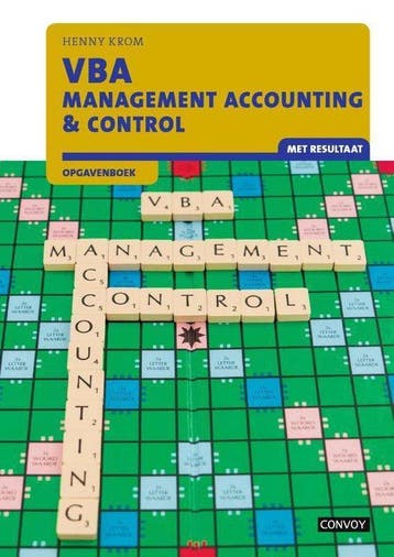 9789463171021 VBA Management Accounting  Control met resu..., Verzenden, Zo goed als nieuw, Henny Krom