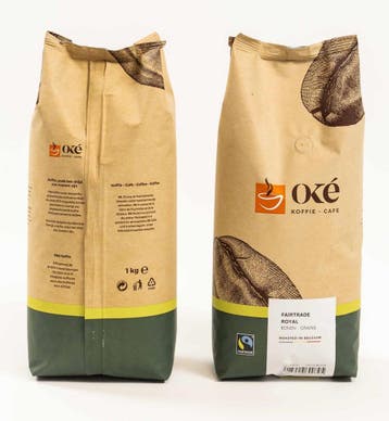 Oké koffiebonen, zak van 1 kg, Fairtrade Royal, Ophalen of Verzenden
